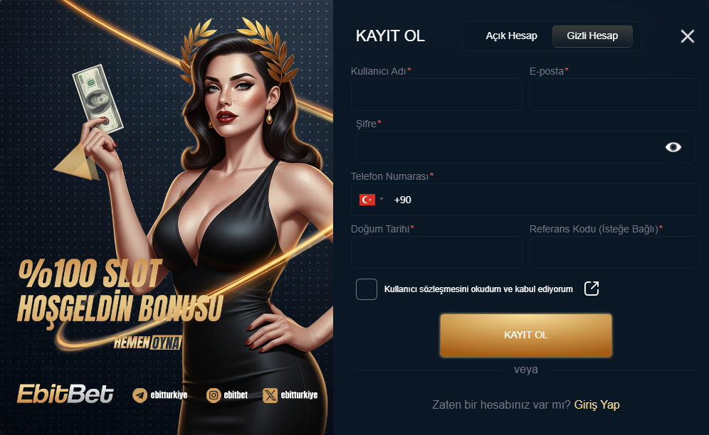 Ebitbet Giriş